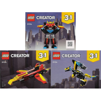Notice / Instruction Lego Creator 3 en 1 - 31124