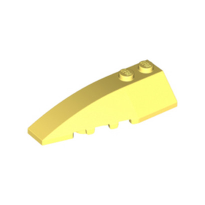 LEGO 6296525 LEFT SHELL 2X6 W/BOW/ANGLE - COOL YELLOW