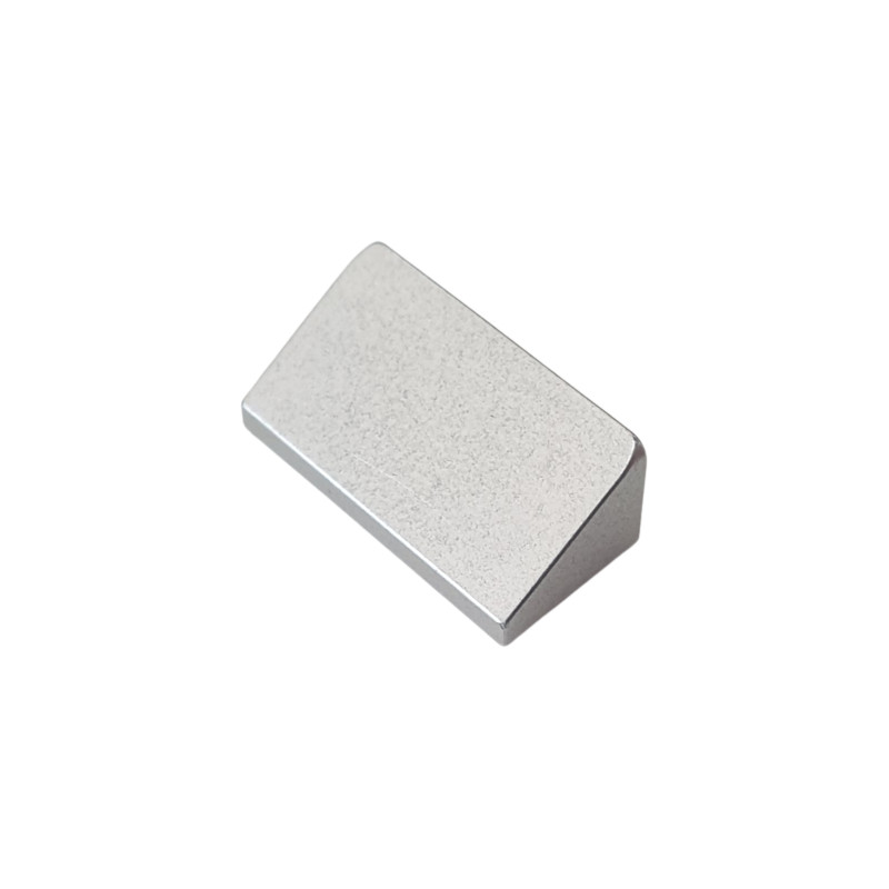 LEGO 6383824 ROOF TILE 1X2X 2/3 - METAL SILVER