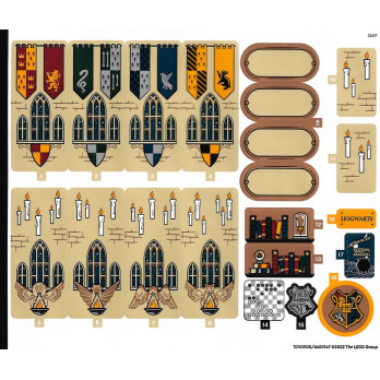 Stickers Lego Harry Potter 76399