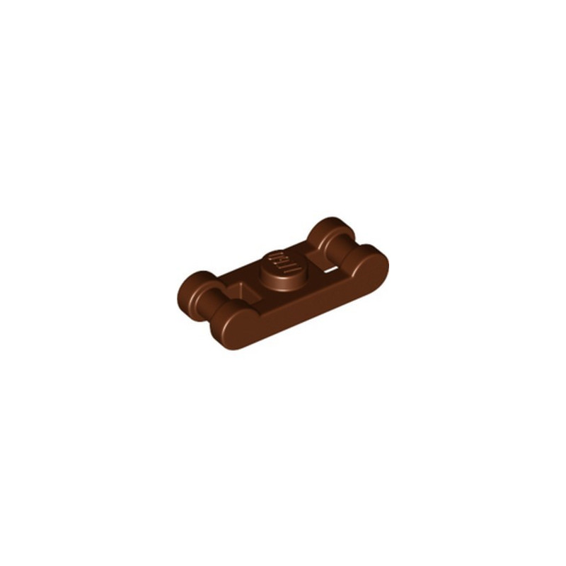LEGO 6383143 PLATE 1X1 DOUBLE - REDDISH BROWN