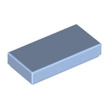 LEGO 6097861 FLAT TILE 1X2 - LIGHT ROYAL BLUE