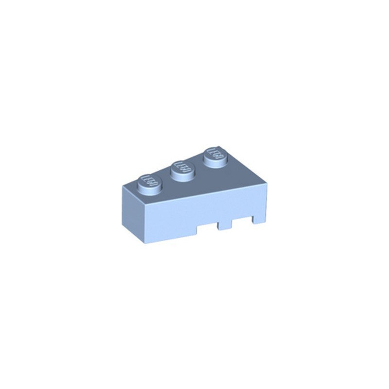 LEGO 6383103 BRIQUE 1 ANGLE COUPE GAUCHE  2X3 - LIGHT ROYAL BLUE