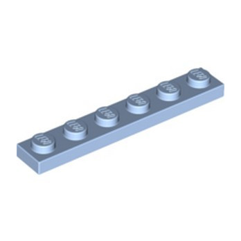 LEGO 6361985 PLATE 1X6 - LIGHT ROYAL BLUE