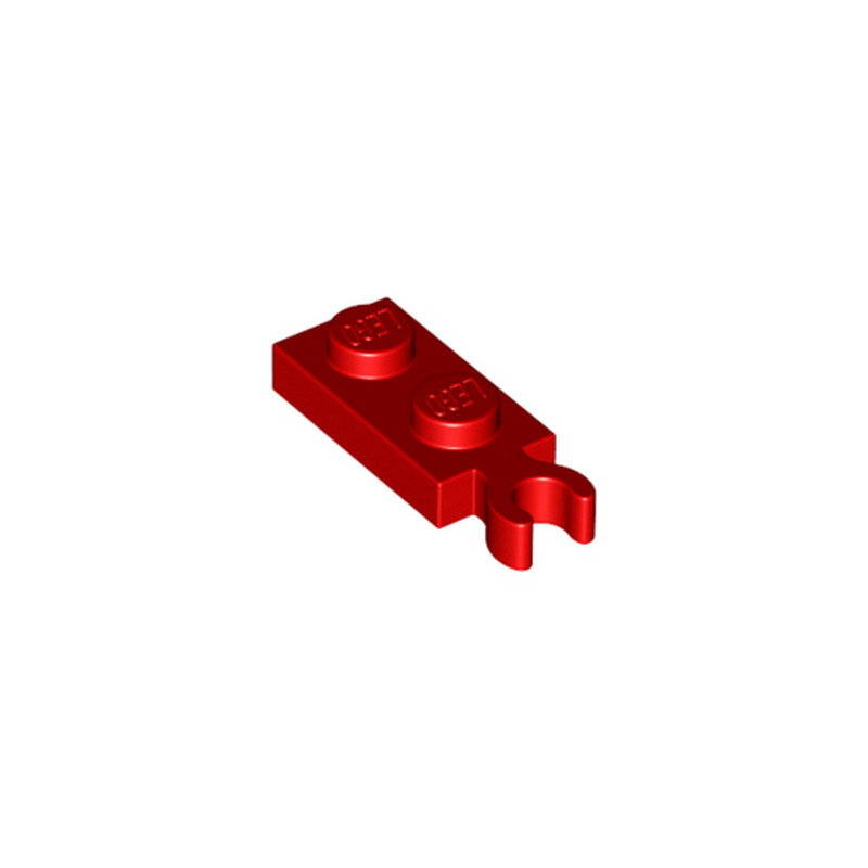LEGO 6372383 PLATE 1X2 W/ HOLDER - RED