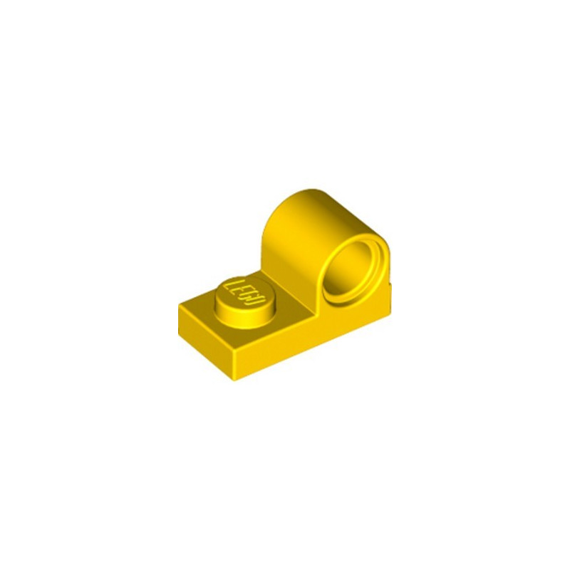 LEGO 6344181 PLATE 1X2 W. HOR. HOLE Ø 4.8 - YELLOW