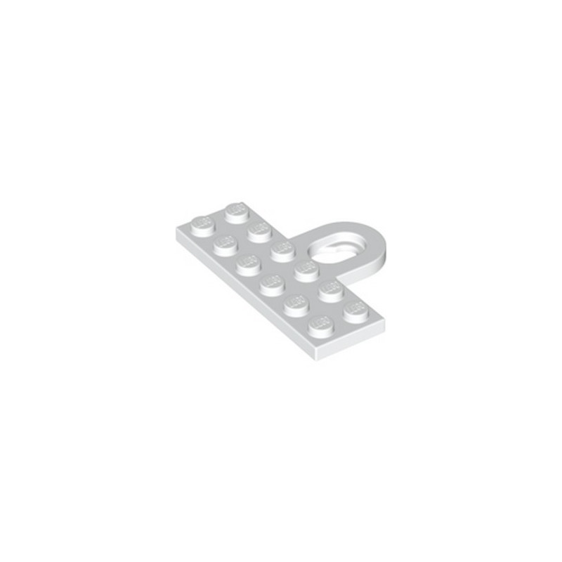 LEGO 6378415 PLATE 2X6 + RING - WHITE