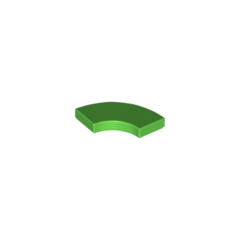 LEGO 6382958 PLATE LISSE 2X2 1/4 ROND - BRIGHT GREEN