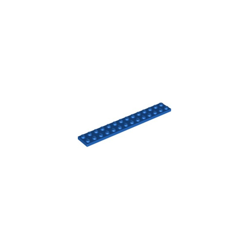 LEGO 6308886 PLATE 2X14 - BLEU