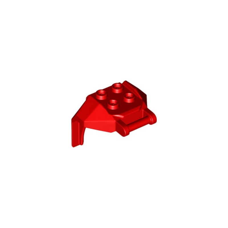 LEGO 6288458 DESIGN, BRICK 4X3X3, W/ 3.2 SHAFT - RED