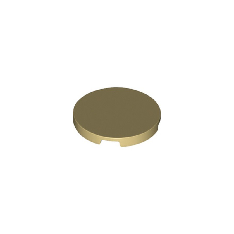 LEGO 6335913 PLATE LISSE ROND 3X3 - BEIGE