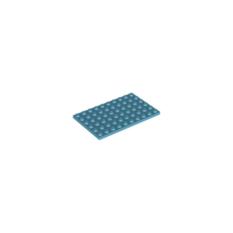 LEGO 6133692 PLATE 6X10 - MEDIUM AZUR