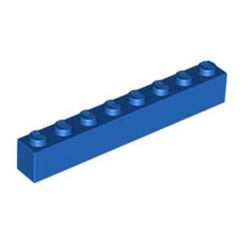 LEGO 300823 BRICK 1X8 - BLUE