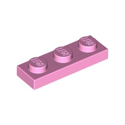 LEGO 6036788 PLATE 1X3 - BRIGHT PINK