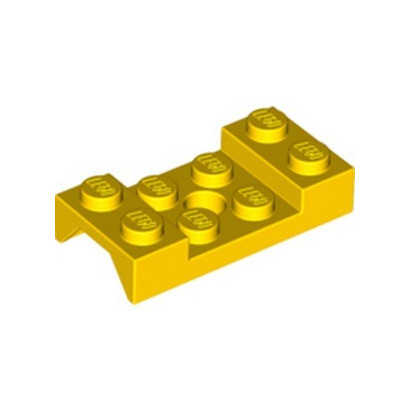 LEGO 6303233 MUDGUARD 2X4 W.HOLE Ø4.9 - JAUNE