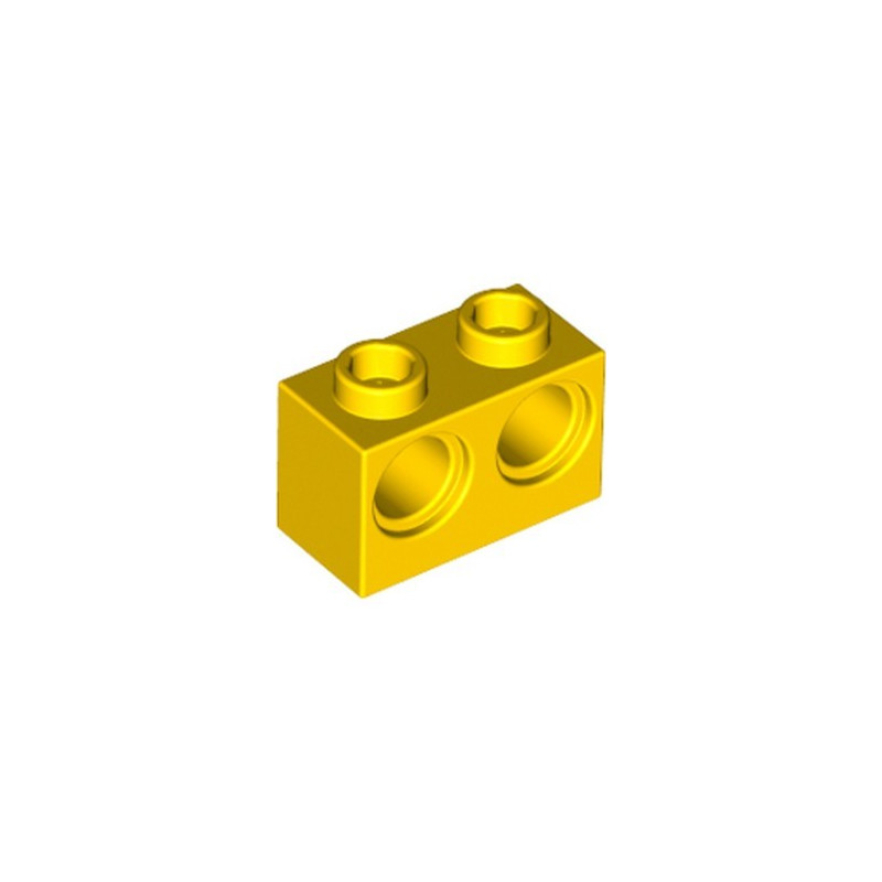 LEGO 4201615 BRIQUE 1X2 M. 2 HOLES Ø 4,87 - JAUNE