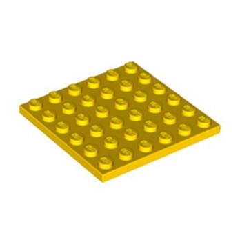 LEGO 6376458 PLATE 6X6 - JAUNE