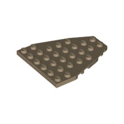 LEGO 6175570 STEM PLATE 7X6 W/COR. - SAND YELLOW