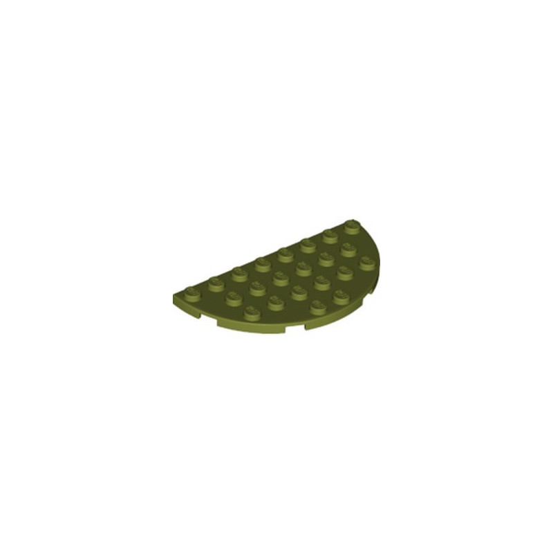 LEGO 6175000 1/2 ROND 4X8 - OLIVE GREEN