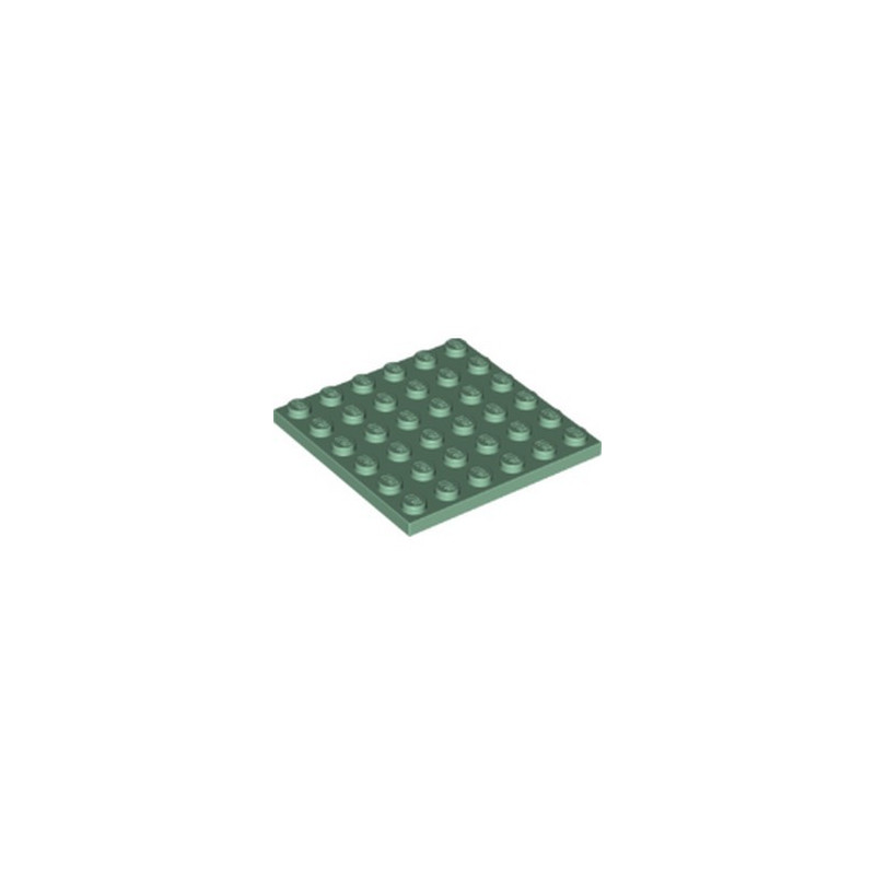 LEGO 6186830 PLATE 6X6 - SAND GREEN
