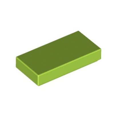 LEGO 4500125 PLATE LISSE 1X2 - BRIGHT YELLOWISH GREEN