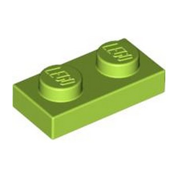 LEGO 4164037 PLATE 1X2 - BRIGHT YELLOWISH GREEN