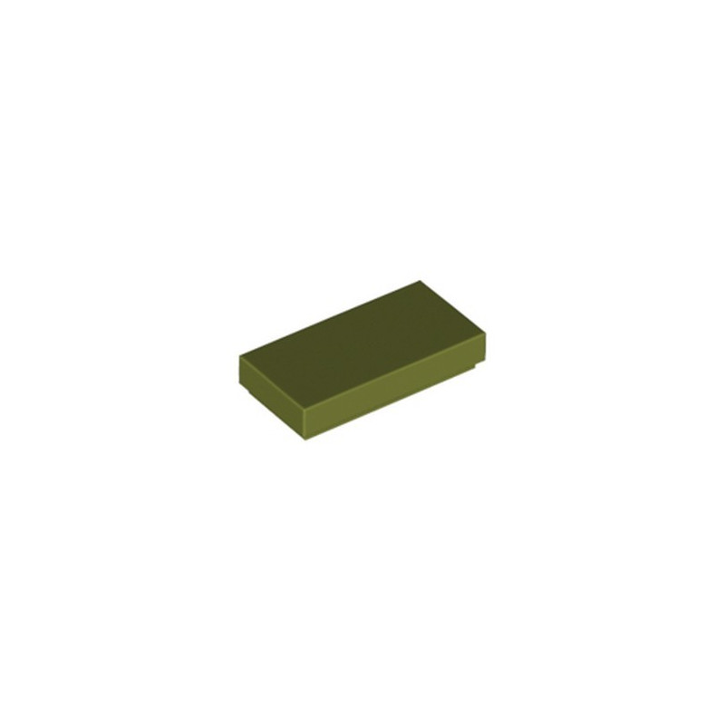 LEGO 6100158 PLATE LISSE 1X2 - OLIVE GREEN