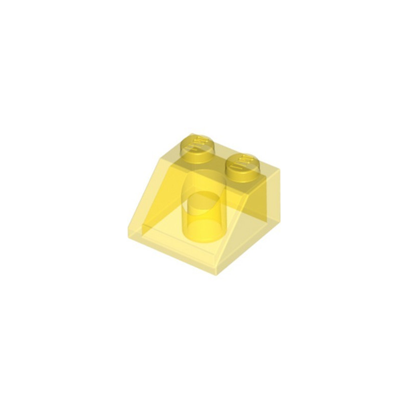 LEGO 6383173 ROOF TILE 2X2/45° - TRANSPARENT YELLOW