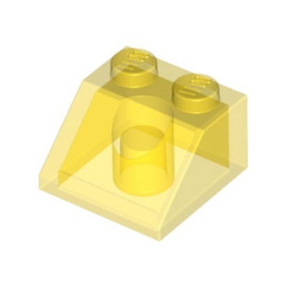 LEGO 6383173 ROOF TILE 2X2/45° - TRANSPARENT YELLOW