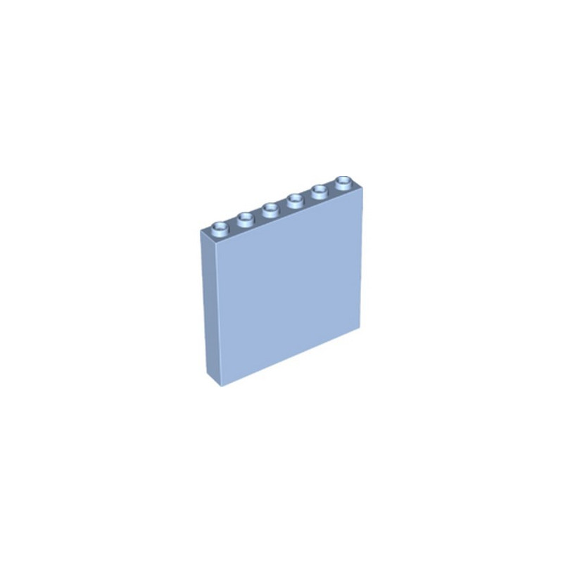 LEGO 6396107 WALL ELEMENT 1X6X5 - LIGHT ROYAL BLUE
