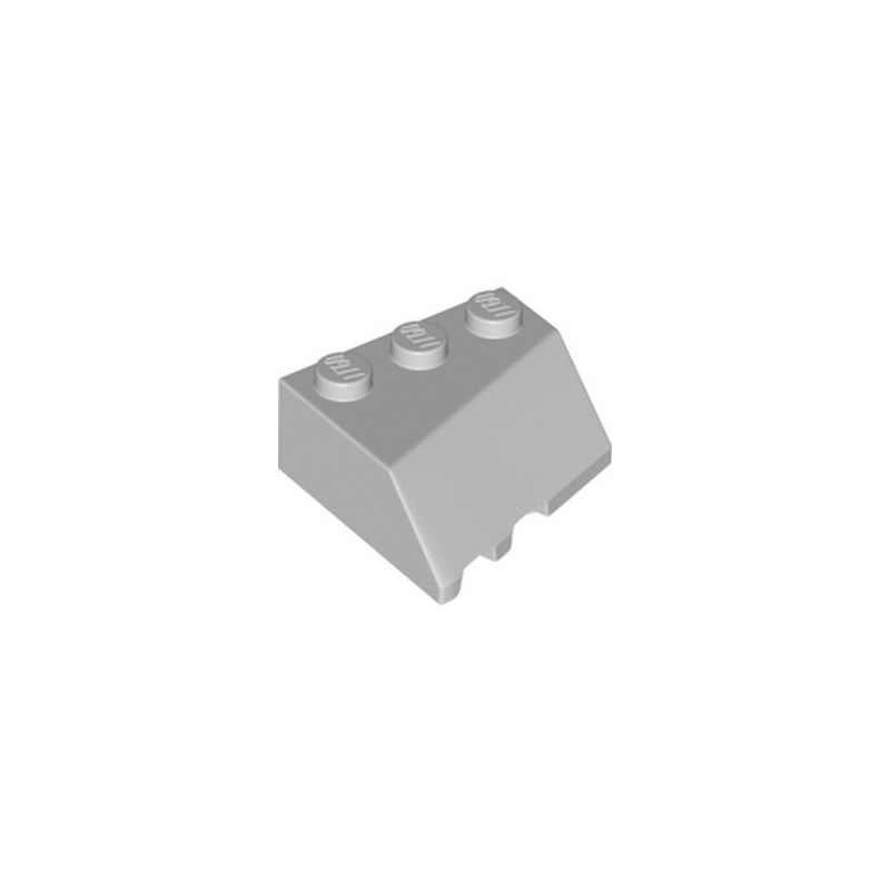 LEGO 6315580 RIGHT ROOF TILE 3X3, DEG. 45/18/45 - MEDIUM STONE GREY