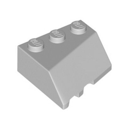 LEGO 6315580 RIGHT ROOF TILE 3X3, DEG. 45/18/45 - MEDIUM STONE GREY