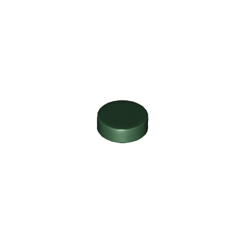 LEGO 6397157 PLATE LISSE ROND 1X1 - EARTH GREEN