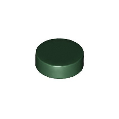 LEGO 6397157 PLATE LISSE ROND 1X1 - EARTH GREEN