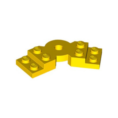 LEGO 6381825 PLATE, ROTATED, 45 DEG. - JAUNE