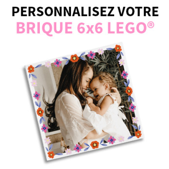 Mother's Day Special - 6X6 Lego® plate to personalize - White