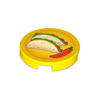Assiette de Tacos imprimée...