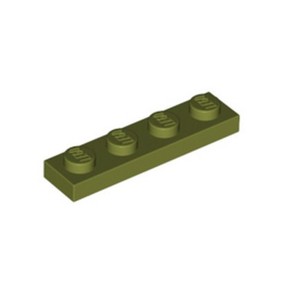 LEGO 6186030 PLATE 1X4 - OLIVE GREEN