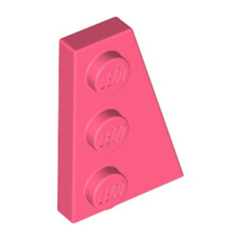 LEGO 6395569 RIGHT PLATE 2X3 W/ANGLE - CORAL
