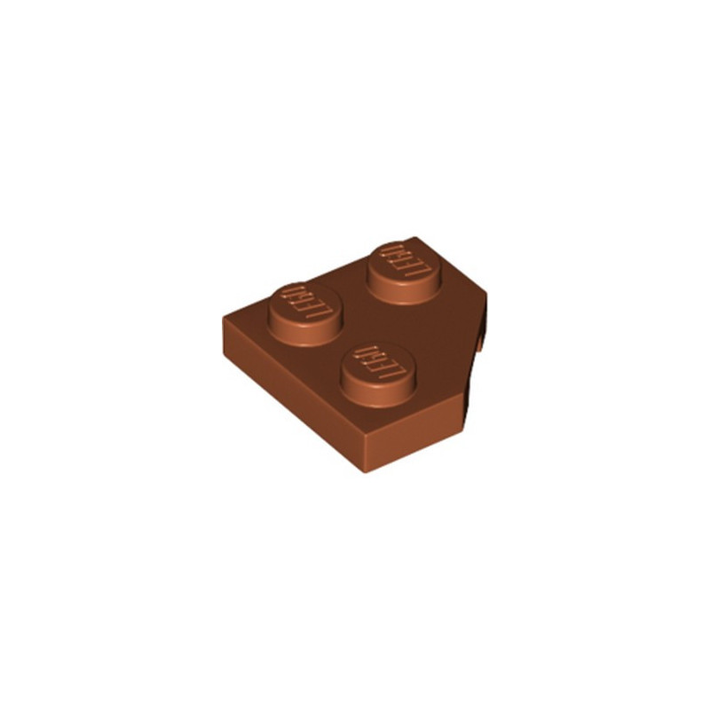 LEGO 6228840 PLATE 2X2, CORNER, 45 DEG. - DARK ORANGE