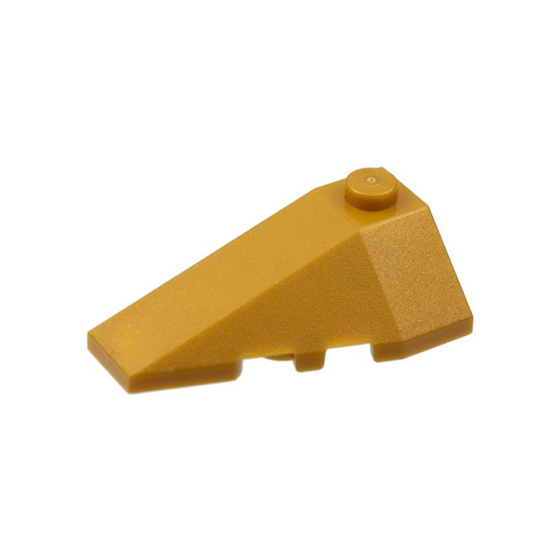 LEGO 6394215 LEFT ROOF TILE 2X4 W/ANGLE - WARM GOLD