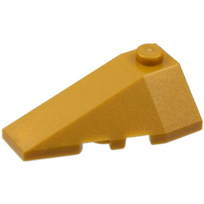 LEGO 6394215 LEFT ROOF TILE 2X4 W/ANGLE - WARM GOLD