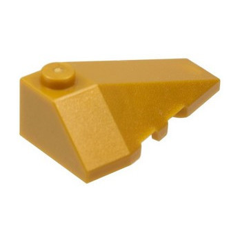 LEGO 6394216 RIGHT ROOF TILE 2X4 W/ANGLE - WARM GOLD