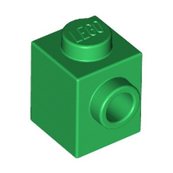 LEGO 6385644 BRICK 1X1 W. 1 KNOB - DARK GREEN