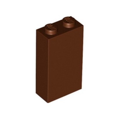 LEGO 6393936 BRIQUE 1X2X3 - REDDISH BROWN