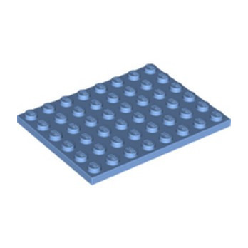 LEGO 6398757 PLATE 6X8 - MEDIUM BLUE