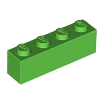 LEGO 6310856 BRICK 1X4 - BRIGHT GREEN