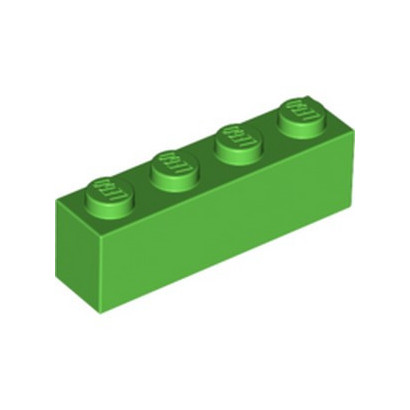 LEGO 6310856 BRIQUE 1X4 - BRIGHT GREEN