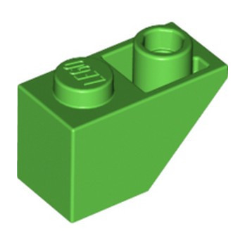 LEGO 6399739 TUILE INV 1X2 - BRIGHT GREEN