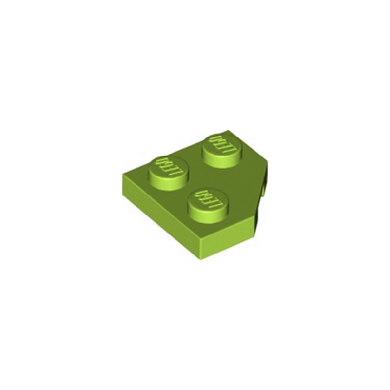 LEGO 6228995 PLATE 2X2, CORNER, 45 DEG. - BRIGHT YELLOWISH GREEN
